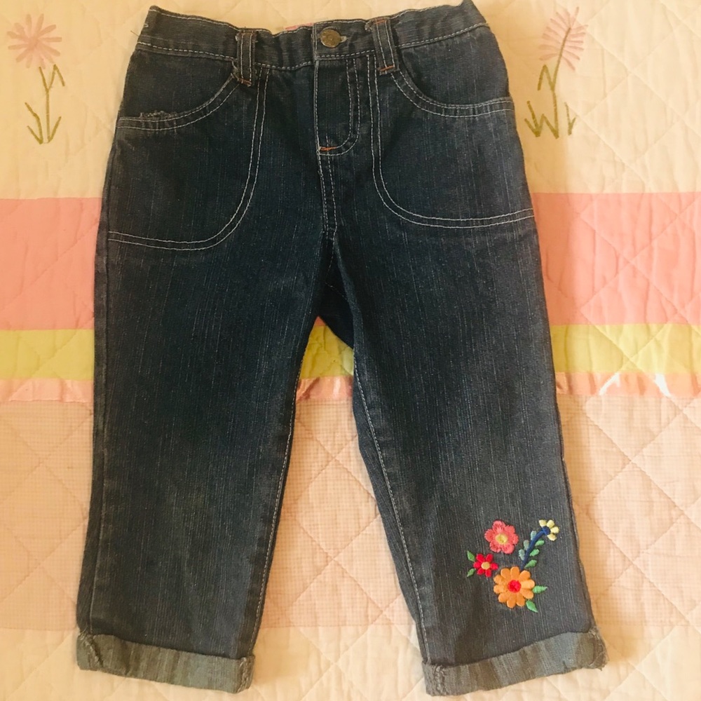 Denim Girls Capris